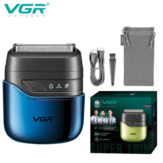 Профессиональная бритва для мужчин VGR V-364, Электрическая бритва джемей аккумуляторная DI-88 | Зображення 3