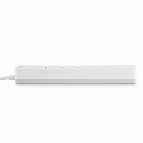 Мережевий подовжувач із заземленням 4 розетки/1USB-A/1Type-C 3м з кнопкою білий VF-PD43G1QC1PD-W Oncord Videx | Зображення 6