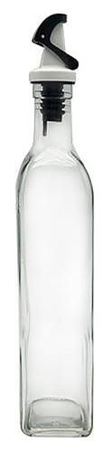 Скляна пляшка для олії / оцту "Bottle" 520мл кришка з дозатором