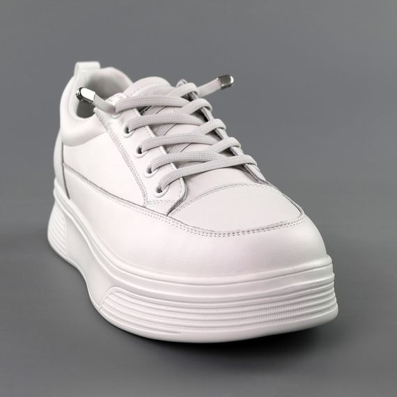 Кеди жіночі шкіряні 591724 Білі 36 37 38 39 40 | Зображення 1