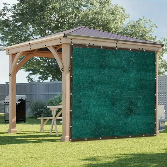 Сетка  затеняющая 45% 6м*6м  усиленная с люверсами | Зображення 7