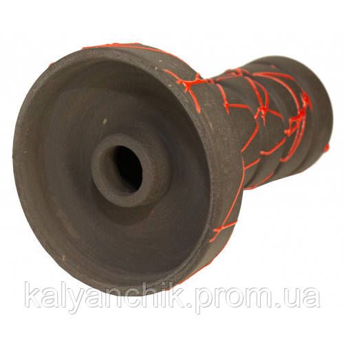 Чаша для кальяну Gusto Bowls Harmony Glaze Black/red | Зображення 1