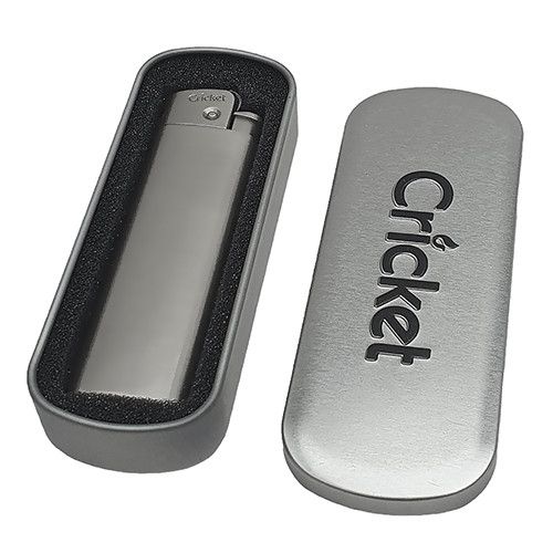 Газова Запальничка Метал Cricket Deluxe Turbo Silver У Кейсі | Зображення 3