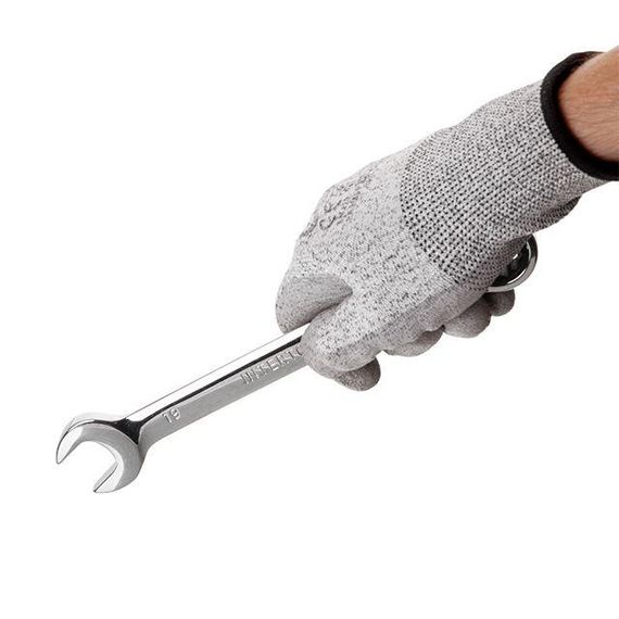 Набір ключів комбінованих, з тріскачкою, 6 шт., 8-19 мм, Cr-V, професійний, DIN3113 INTERTOOL XT-1301 | Зображення 7