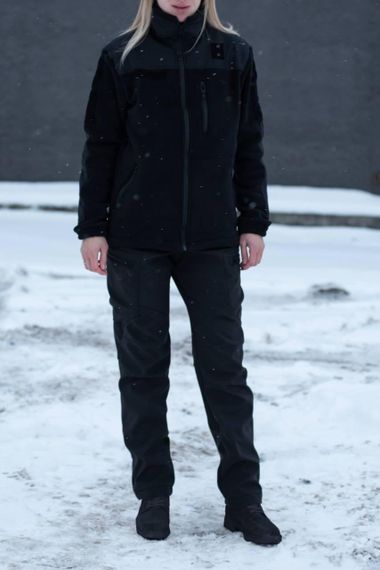 Штани жіночі чорні Soft Shell R Military +