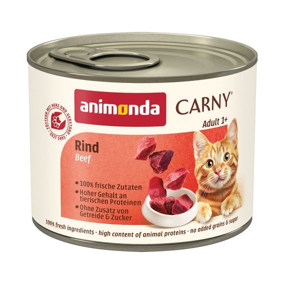 Корм вологий Carny Adult Beef для котів з яловичиною 200 г