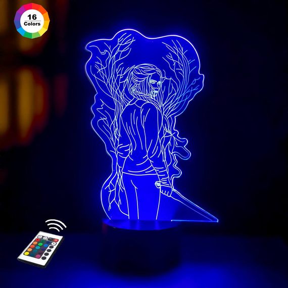 3D світильник нічник з пультом "Цирі" 3DTOYSLAMP