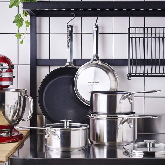 Набор посуды KitchenAid SSS CC004221-001 8 предметов серебристый | Зображення 6