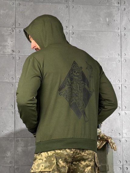 Худі maklin воїн олива ВТ3837 | Зображення 1