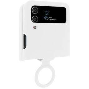 Чохол Foldables Silicone Cover Lakshmi (AAA) для Samsung Galaxy Z Flip4 Білий / White