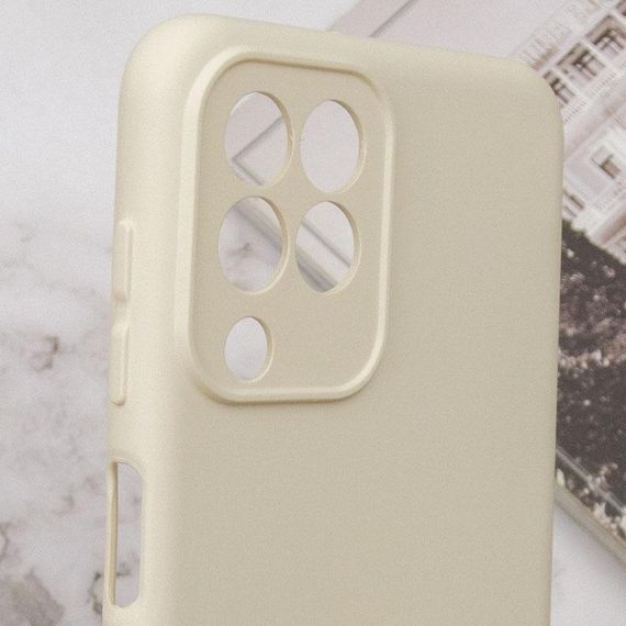 Чохол TPU GETMAN Liquid Silk Full Camera для Samsung Galaxy M33 5G Пісочний / Sand | Зображення 4