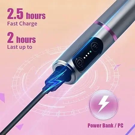 Фрезер для нігтів, набір пилок для нігтів 13 в 1, професійний портативний фрезер | Зображення 5