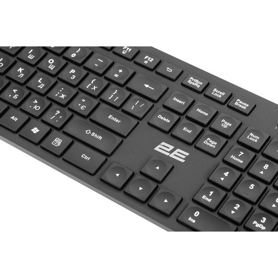 Клавіатура 2E KS260 Wireless Black (2E-KS260WB) | Зображення 2