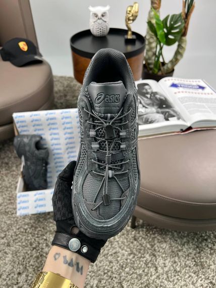 Мужские кроссовки ASICS Gel-Kahana TR V4 Dark Grey (замша , текстиль) весна / лето / осень A3853 | Зображення 4