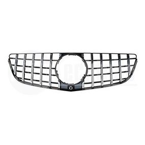 Решетка радиатора Mercedes Benz C207 14-16 (хром/чёрн.) GTR, AutoTechteile, 140 8816, 140 8814