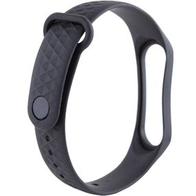 Ремешок Rhomb для Xiaomi Mi Band 3/4 Чорний