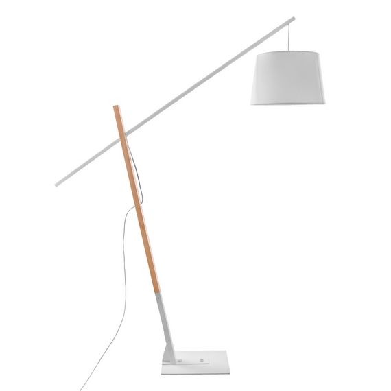 Торшер напольный с абажуром BKL-643F/1 E27 WH