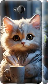Чохол на Nokia Lumia 650 Білий кіт "5646m-393-2448"