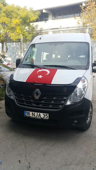 Дефлектор капота 2015-2019 (EuroCap) для Renault Master | Зображення 9