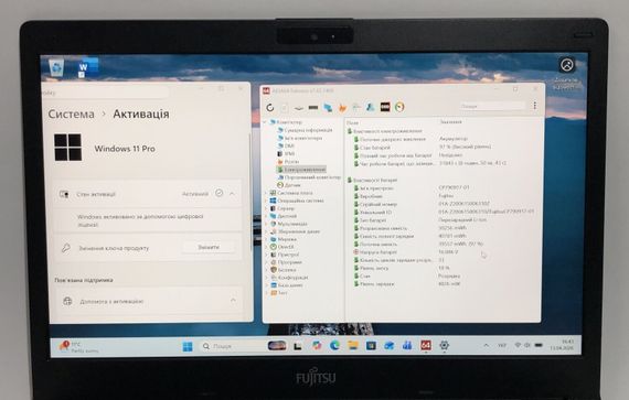 Ноутбук Fujitsu LifeBook E549 / 14" (1920x1080) IPS / Intel Core i5-8265U (4 (8) ядра по 1.6 - 3.9 GHz) / 8 GB DDR4 / 256 GB SSD / Intel UHD Graphics / WebCam / Win 11 Pro б/у | Зображення 9