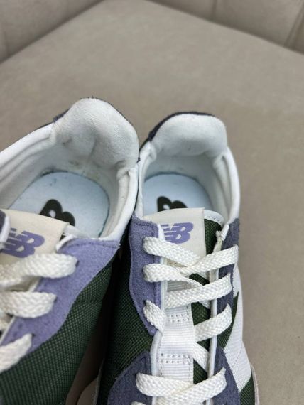 Кросівки чоловічі New Balance зелені замша та текстиль ob427-1 | Зображення 8