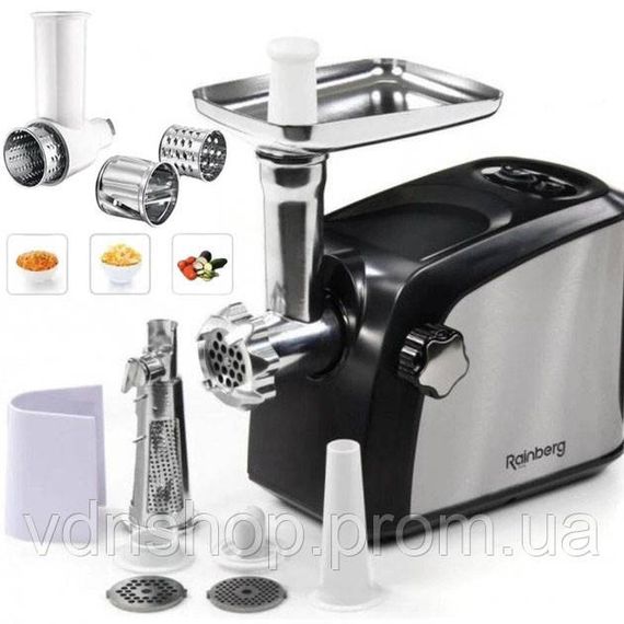 М'ясорубка з решіткою для фаршу, М'ясорубка 3в1 м'для дому 'ясорубки ковбасок WR-22 | Зображення 1