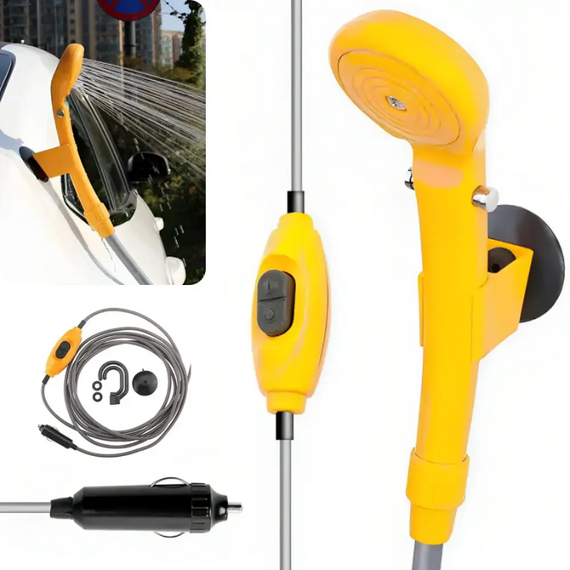 Автомобільний душ від прикурювача SHOWER SET, мінімийка для автомобіля, туристичний автодуш | Зображення 1