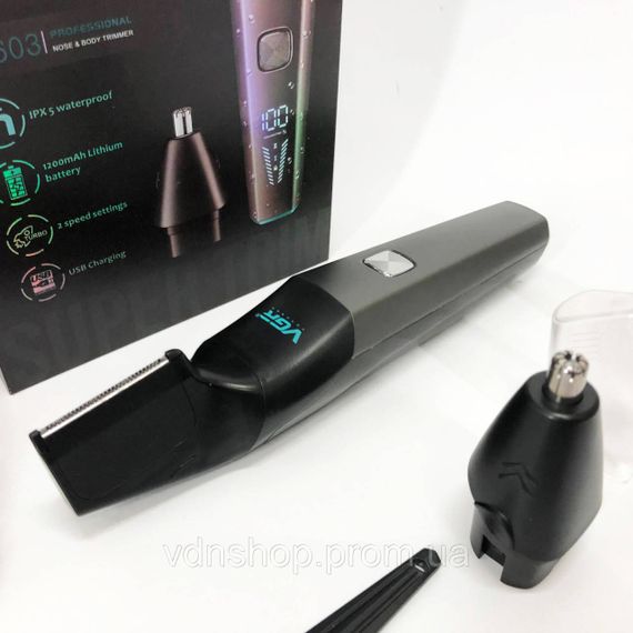 Тример для стрижки волосся у вухах VGR, вух, Тример для носа тример для бороди стрижки носа BY-76 | Зображення 4