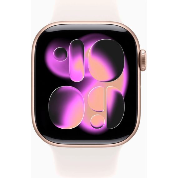 Смарт-годинник Apple Watch Series 11 GPS 42mm Rose Gold Aluminium Case with Light Blush Sport Band - S/M (MEU04RK/A) | Зображення 1