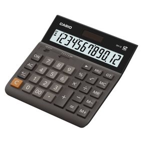 Калькулятор Casio DH-12-BK-S-EP, черный (CALC-CAS-DH-12-BK-S)