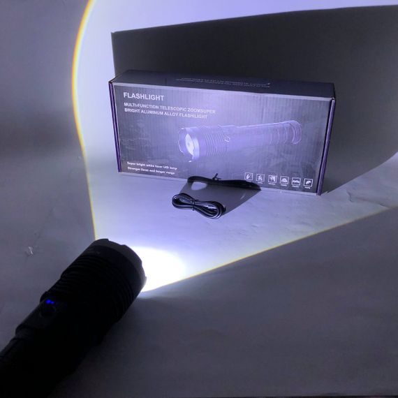 Ліхтар ручної моделі Police AK138-1 WHITE LASER LED PM60-TG 8х18650, USB-зарядка, Power Bank, зум | Зображення 8