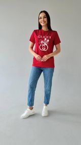 Жіноча футболка Gucci червона