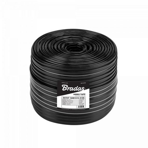 Крапельна стрічка Bradas 16/8mil/1л/г, 15см, HIRRO TAPE, 100м, DSTHT 16081020-0100