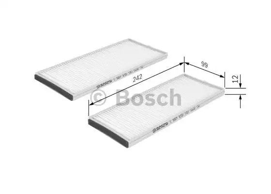 Фільтр салону HYUNDAI ACCENT II 00-06, GETZ 02-09 (2шт.)  BOSCH (1987432161) | Зображення 4