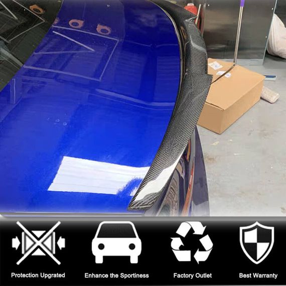 Спойлер V6 Купе Карбон для Ауди A5 2016-2025 гг | Зображення 1