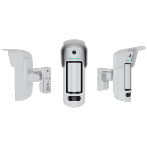 Ajax MotionCam Outdoor HighMount (PhOD) white руху з камерою Сповіщувач