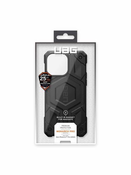 Чохол UAG для Apple iPhone 14 Pro Max Monarch Pro Magsafe, Black (114031114040) | Зображення 9