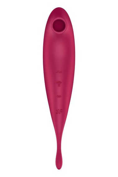 Вакуумний вібратор Satisfyer Twirling Pro+ dark red | Зображення 2