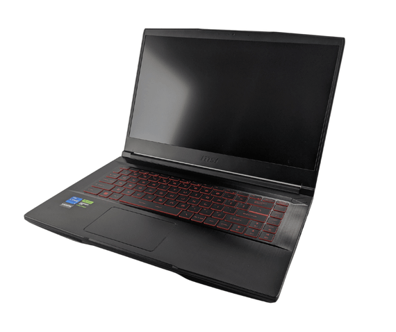 Игровой ноутбук MSI Thin GF63 12UCX-898US / 15.6" (1920x1080) IPS / Intel Core i5-12450H (8 (12) ядер по 3.3 - 4.4 GHz) / 16 GB DDR4 / 240 GB SSD / nVidia GeForce RTX 2050, 4 GB GDDR6, 64-bit / WebCam б/у | Зображення 1