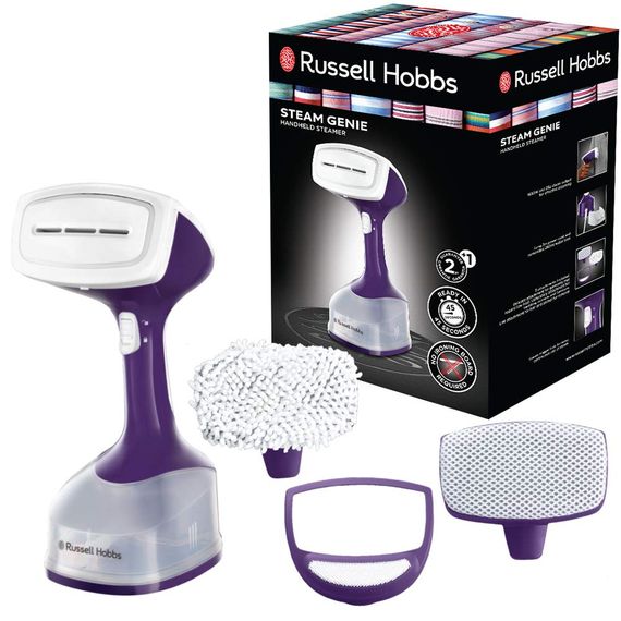 Ручной отпариватель Russell Hobbs 25600-56 Steam Genie, 1650Вт, пар 25г, 220мл (25600-56) | Зображення 5