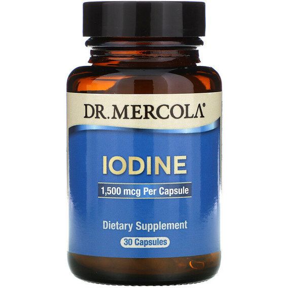 Микроэлемент Йод Dr. Mercola Iodine 1,5 mg 30 Caps MCL-01614