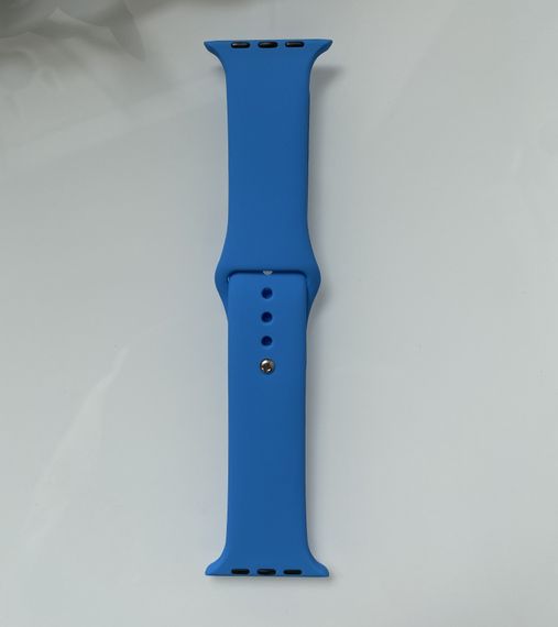 Силіконовий ремінець для розумного годинника Smart Watch 42/44 (Синій) | Зображення 5