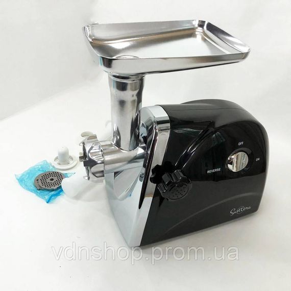 Потужна м'ясорубка для домашньої кухні Suntera SMG-5418B 1800 Вт, Електричні м'ясорубки кухонні YF-89 | Зображення 3