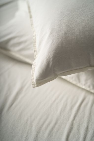 Комплект постільної білизни SoundSleep Stonewash Adriatic Milky сімейний молочний (93315609) | Зображення 5