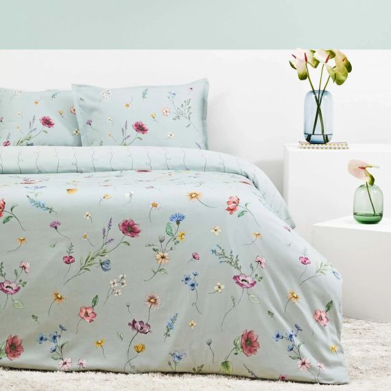 Постельное белье TAC Reborn Organik Satin 200×220 Solene