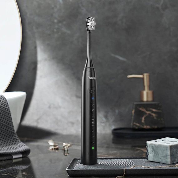 Електрична зубна щітка HOCO HP60 Wave electric toothbrush Black | Зображення 3