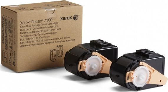 Тонер картридж Xerox PH7100 Cyan (9000 стр) (106R02609)