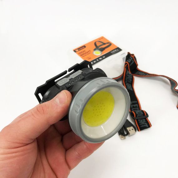 Потужний налобний ліхтар для риболовлі YM-308/208-COB(white+red), Ліхтар на голову для бігу QC-91 | Зображення 6