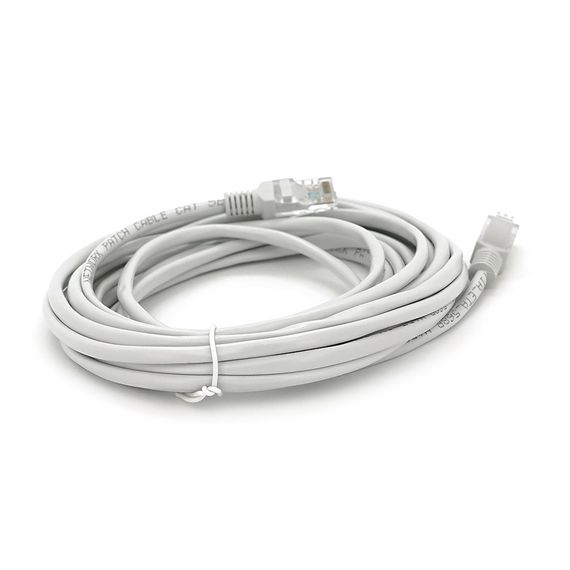 Патч-корд литий RITAR, CCA, UTP, RJ45, Cat.5e, 5m, сірий | Зображення 1
