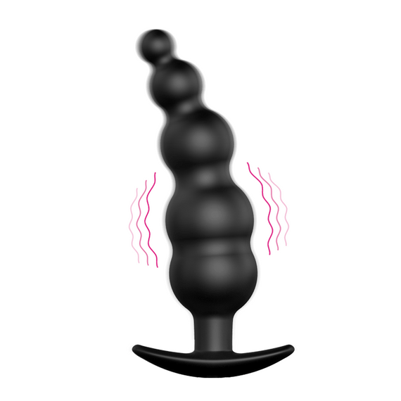 Анальна пробка - Pretty Love Special Anal Stimulation Vibrating Butt Plug Black Sex Aura | Зображення 6